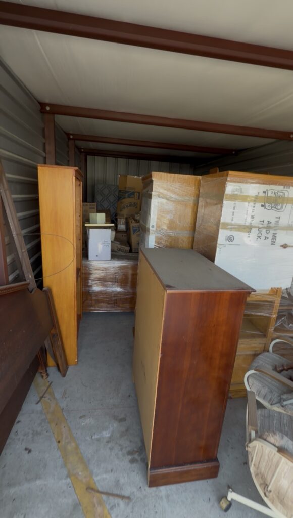 Storage unit cleanout service by L&G Junk Removal in Orlando, FL.